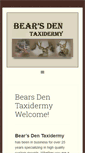 Mobile Screenshot of bearsdentaxidermy.com